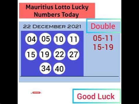 mauritius loto vert result lucky number for today|Lotovert .